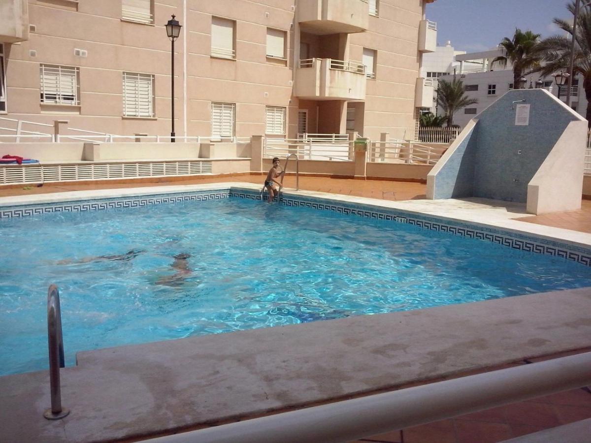 Apartamento Con Piscina Y Terraza A 50 Metros De La Playa Roquetas de Mar Exterior photo